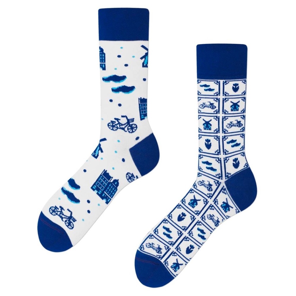 Many Mornings MisMatch Sokken Dutch Blue 43-46